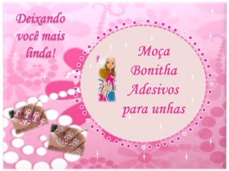 Moça Bonitha Adesivos para Unhas